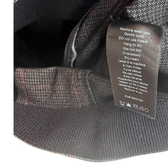 Rag and Bone Simone‎ Check Pant Grey Multi Red Plaid Check Size 00 - Picture 11 of 11